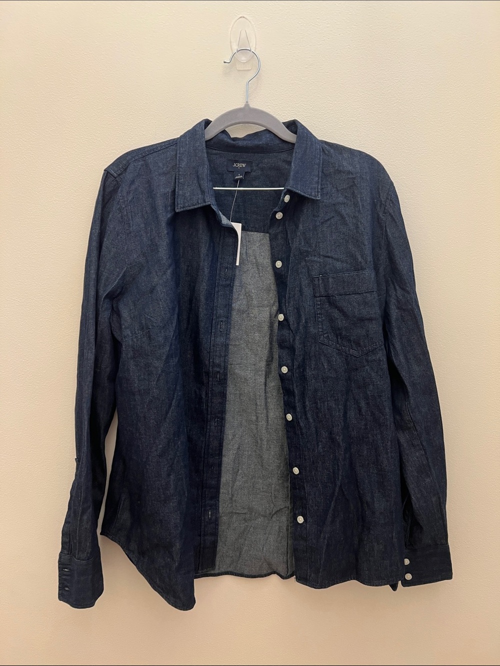 NWT J. Crew Chambray Shirt Size L